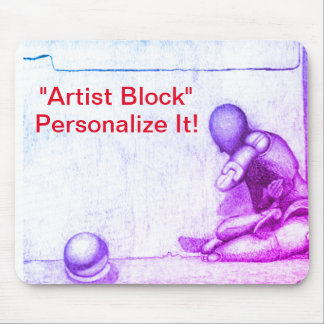 Künstler und Kreative fürchten den Block m Mousepad