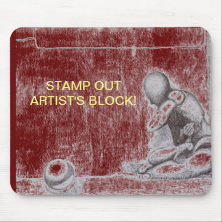 Künstler und Kreative fürchten den Block m Mousepad