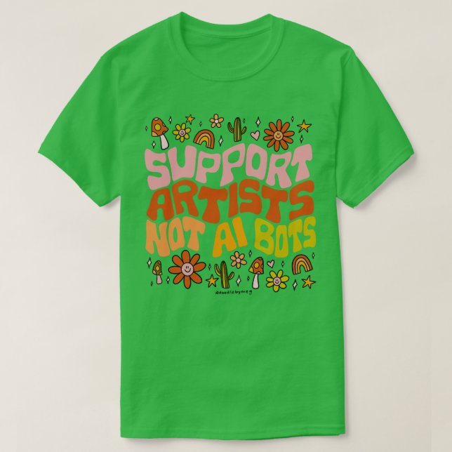 Künstler unterstützen T-Shirt (Design vorne)