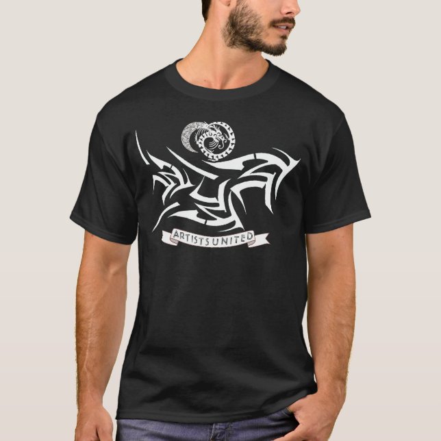 Künstler vereinigten Stammes- Mann T-Shirt (Vorderseite)