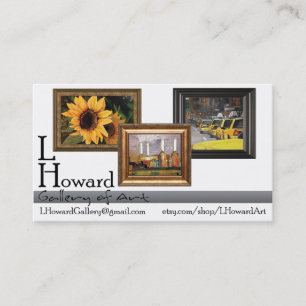 Künstler-Visitenkarte Visitenkarte