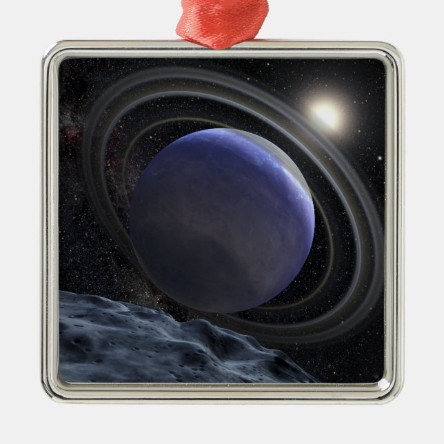 Künstlerbild Silbernes Ornament (Vorne)