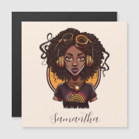 Künstlerin Afro Woman