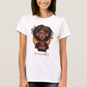 Künstlerin Afro Woman T-Shirt