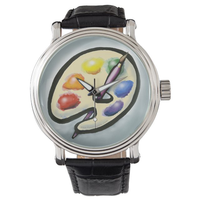 Künstlerin Armbanduhr (Vorderseite)