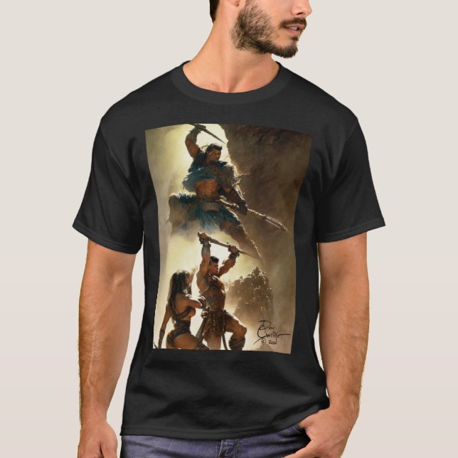 Künstlerin, bekannt als Don Castillo Artist auf de T-Shirt (Vorderseite)