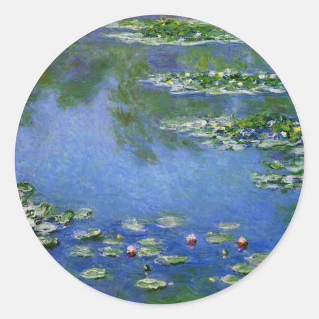 Künstlerin Claude Monet Stickers (Vorderseite)