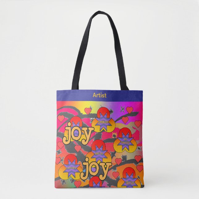 Künstlerin Joy Fun Tasche (Vorderseite)