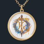 *~* Künstlerisch AP87 Nordic RUNE VIKING Inspirier Vergoldete Kette<br><div class="desc">(In AP87 nach den Dingen Viking oder AP40 für ähnliche Objekte suchen ) - NECKLACE . Das Bild ist groß, also können Sie es auf jedes ZAZZLE-PRODUKT übertragen. JEWELRY WITH INTENTION (R) - kreieren Sie Ihre eigene Absicht. Nutzen Sie dieses coole künstlerische künstlerische, moderne und Vintage Soul, das Kunstwerke erreicht,...</div>
