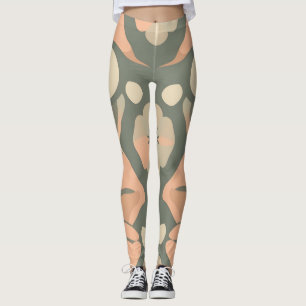 Künstlerisch Bio Leggings - Nahtloses Design