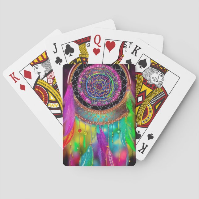 Künstlerisch Dream Catcher Spielkarten (Rückseite)