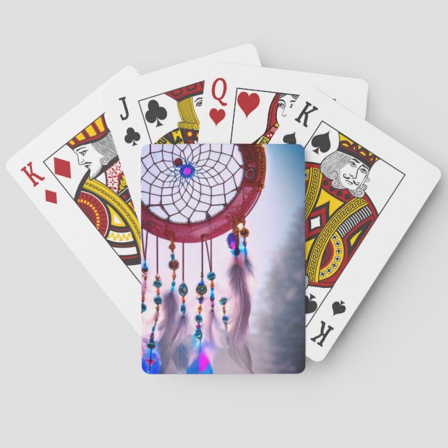 Künstlerisch Dream Catcher Spielkarten (Rückseite)