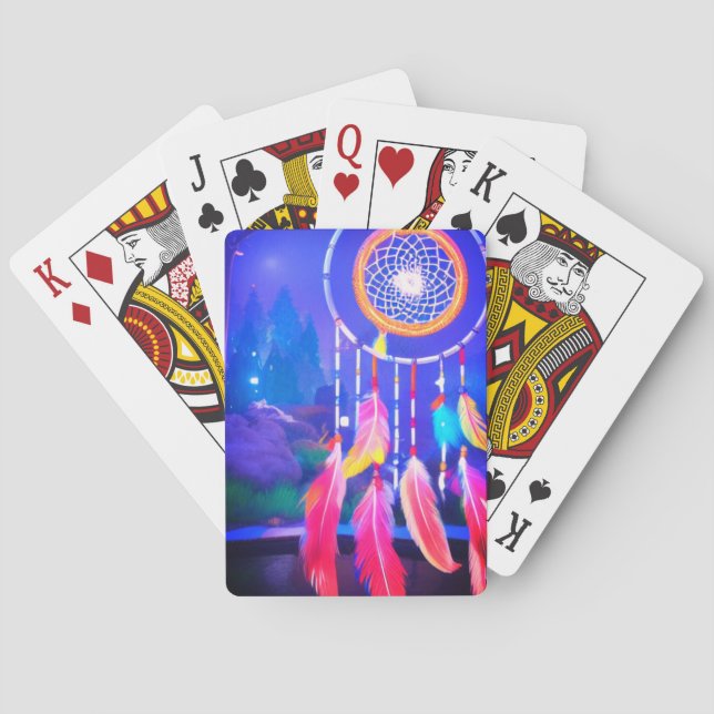 Künstlerisch Dream Catcher Spielkarten (Rückseite)