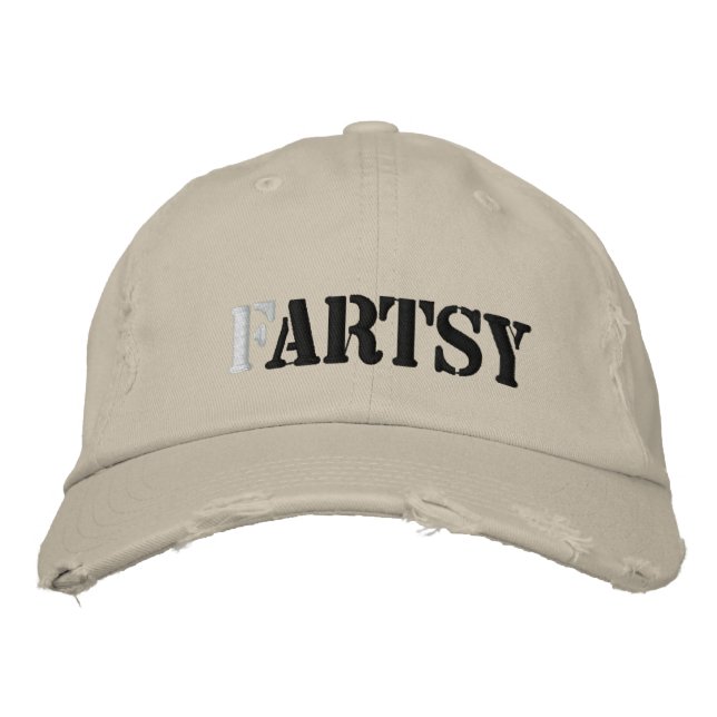 Künstlerisch FARTSY Bestickte Baseballkappe (Vorderseite)
