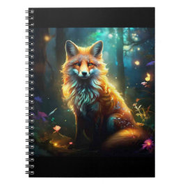 Künstlerisch Fox Notizblock