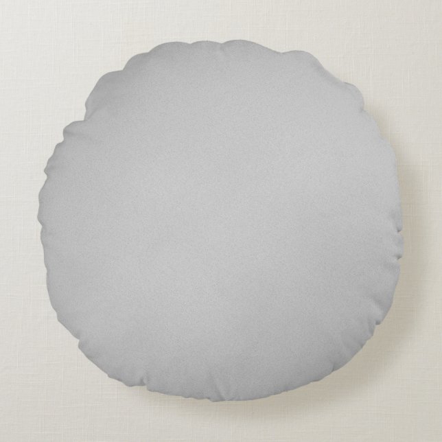 Künstlerisch Gray Textur Rundes Kissen (Vorderseite)