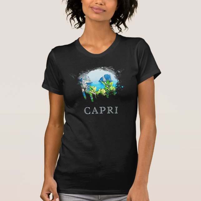 *~* Künstlerisch ITALIEN CAPRI Italienische T - Sh T-Shirt (Vorderseite)