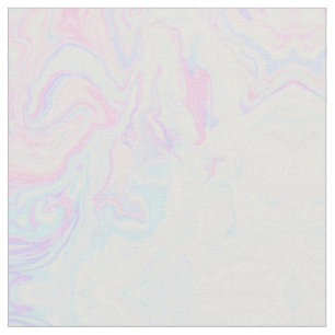 Künstlerisch Modernes rosa blaues Marmor Muster wi Stoff