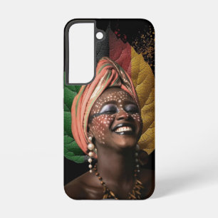 Künstlerische afrikanische Frau Samsung Galaxy Hülle