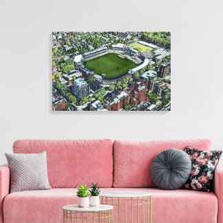 Künstlerische Ansicht des Lord’s Cricket Ground, L Leinwanddruck