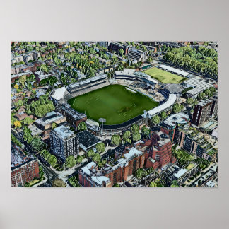 Künstlerische Ansicht von Lord’s Cricket Ground, L Poster