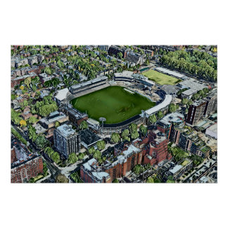 Künstlerische Ansicht von Lord’s Cricket Ground, L Poster