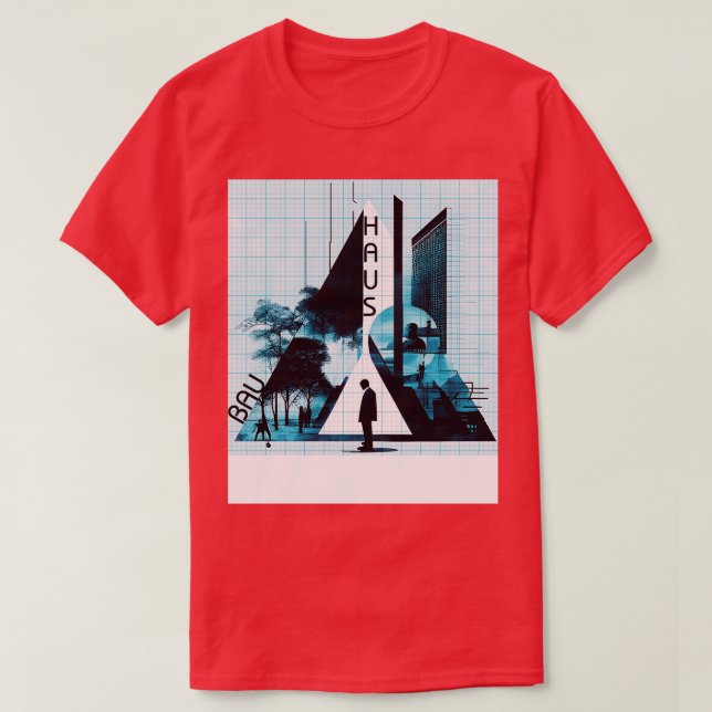 Künstlerische Architektur 06 BlW T-Shirt (Design vorne)
