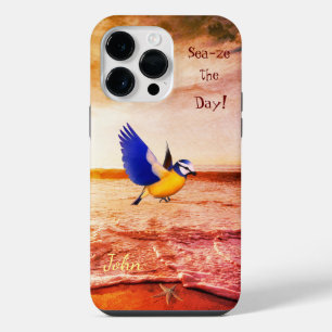 Künstlerische Beachszene iPhone 14 Pro Max Hülle