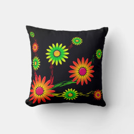 Künstlerische Blume Kissen