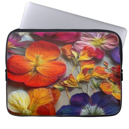 Künstlerische Blume Laptopschutzhülle