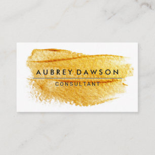 künstlerische Bürste Visitenkarte