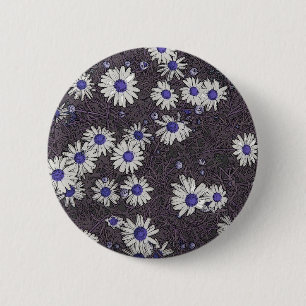 Künstlerische Daisies Button