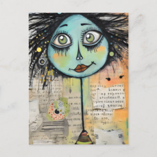 Künstlerische Damen 2 Postkarte