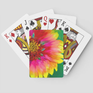 Künstlerische Darstellung der Indian Blanket Blume Spielkarten