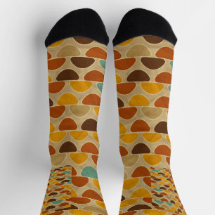 Künstlerische farbenfrohe geometrische Illustratio Socken