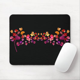 Künstlerische Fiery Petals Feminine Print Mousepad