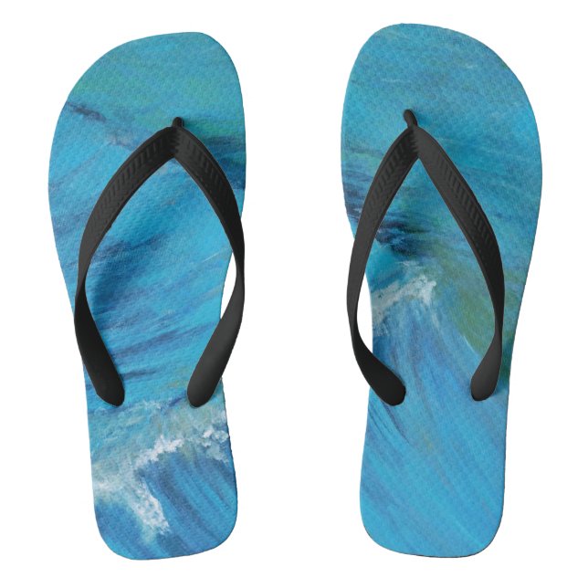 Künstlerische Flip Flops (Fußbett)
