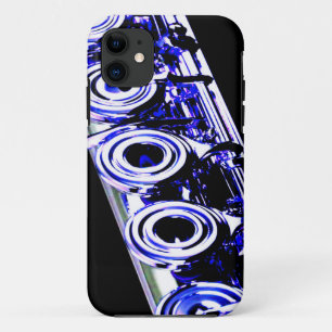 Künstlerische Flöte Silber Metall Schön Lustig Case-Mate iPhone Hülle