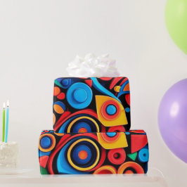Künstlerische Formen Geschenkpapier