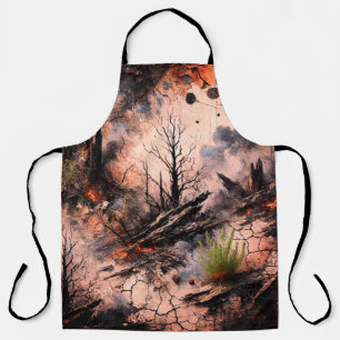 Künstlerische Full Print Kitchen Schürze