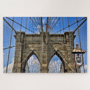 Künstlerische Grafik, Brooklyn Bridge, New York,