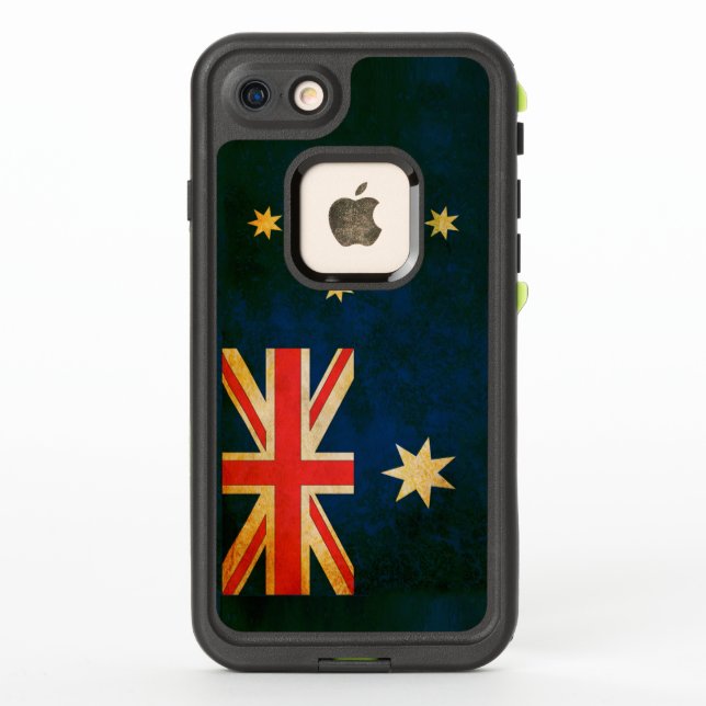 Künstlerische Grunge-Flagge Australiens (Rückseite)
