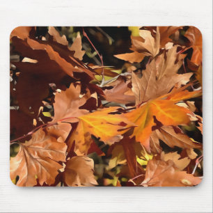Künstlerische Herbstlaube im Herbst Sonnenschein Mousepad