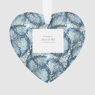 Künstlerische Hochzeitsherz Form Ornament