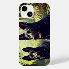 Künstlerische Hunde-Handy-Fall iPhone 16 Plus Hülle