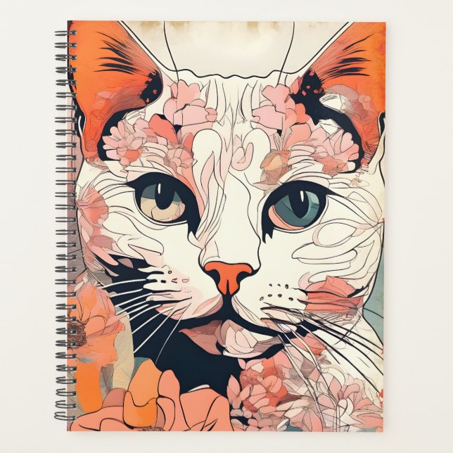 Künstlerische Katze Planer (Vorderseite)