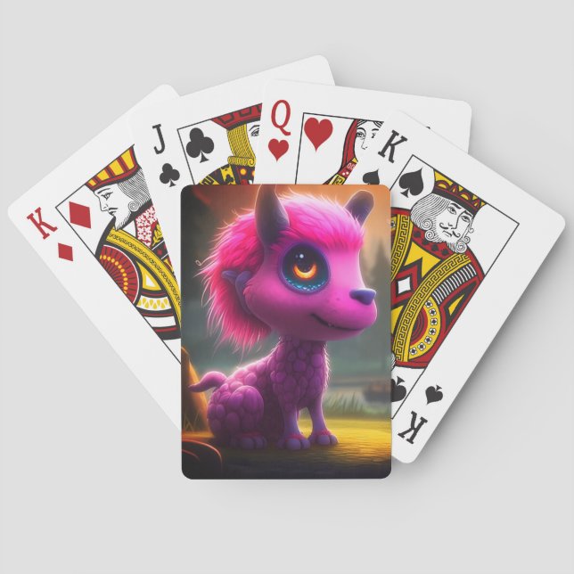 Künstlerische Kreatur Spielkarten (Rückseite)