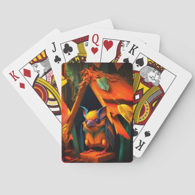 Künstlerische Kreatur Spielkarten (Rückseite)