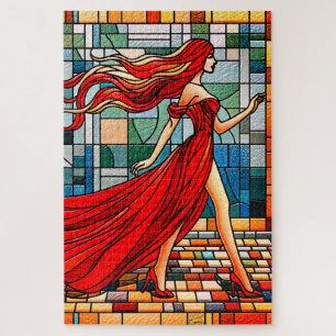 Künstlerische Lady