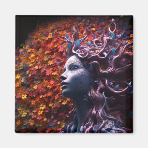 Künstlerische Lady Magnet